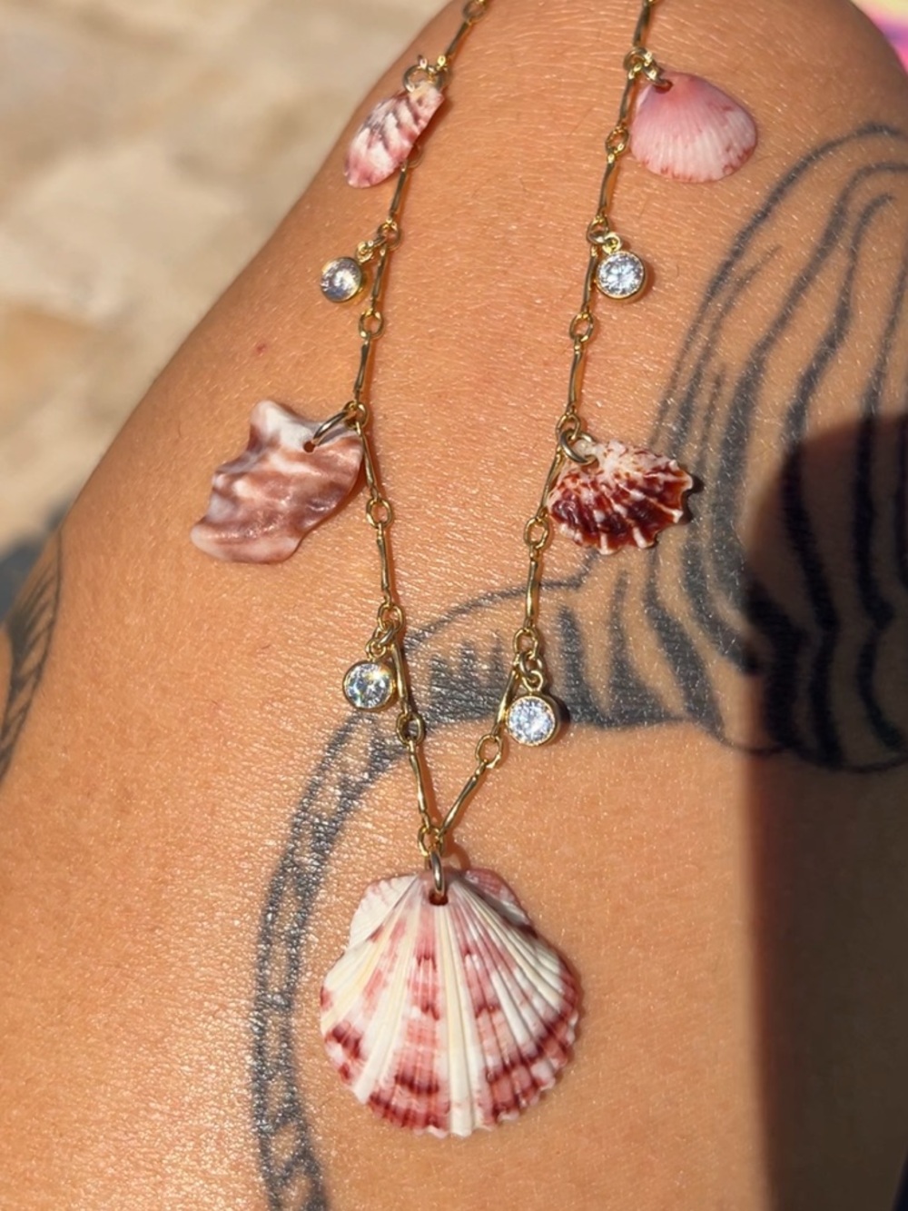Seashell Anklet | Handmade 14k Gold Filled Shell Anklet